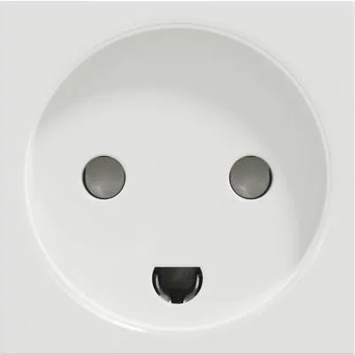 Schneider Electric Unica NU308818 Stikkontaktindsats Enkelt (45x45) Hvid