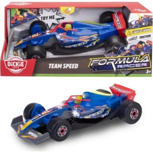 Dickie Toys Formula Racer Team SPEED, blå, 1:24, 23 cm