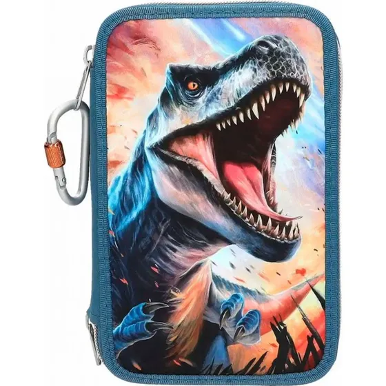 Dino World T-Rex Penalhus 3 Rum, Blå