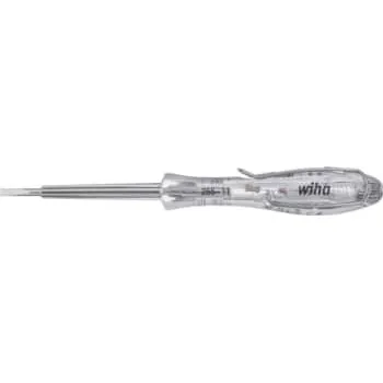 Wiha SoftFinish Spændingstester 1P, 110-250V med LED og skruetrækker