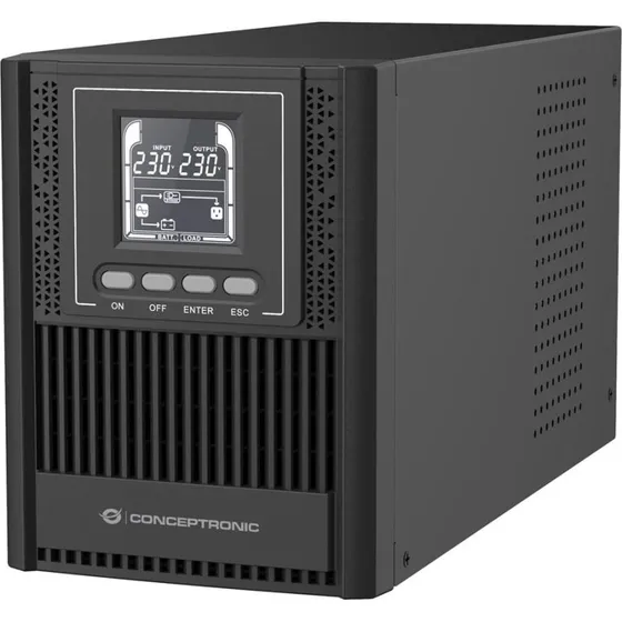 Conceptronic ZEUS52E1K 1000VA/900W online UPS - sort