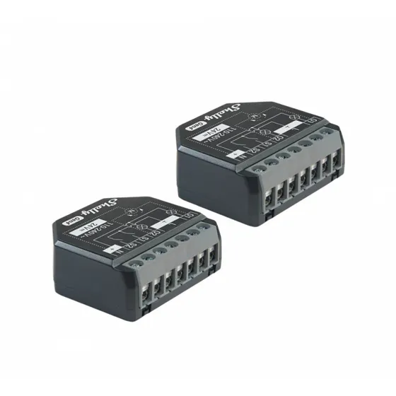 Shelly 2PM Gen4 2-kanals Wi-Fi aktuator med effektmåling
