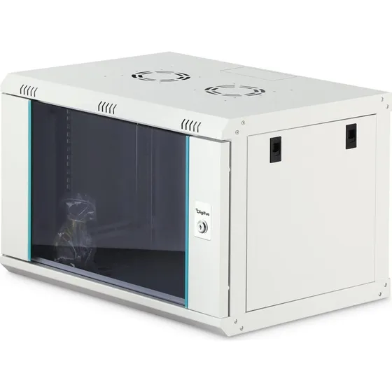 Digitus Dynamic-N Vægskab 19", 600x450 mm, 7U, Grå