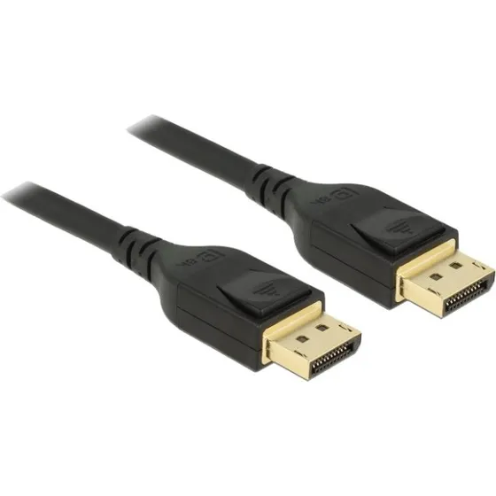 DeLock DisplayPort-kabel 5m 8K 60 Hz sort