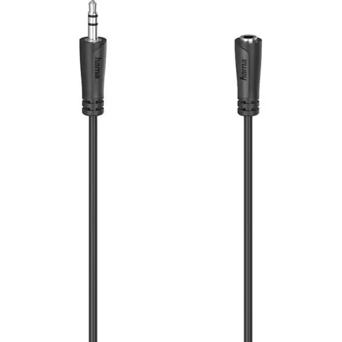 Hama 3.5mm Audiokabel 5,0m Sort