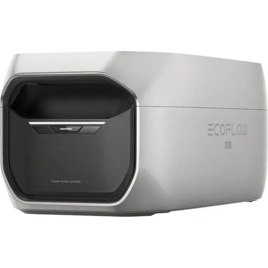 EcoFlow DELTA 3 Max Plus Extra Battery 2048Wh, Sort