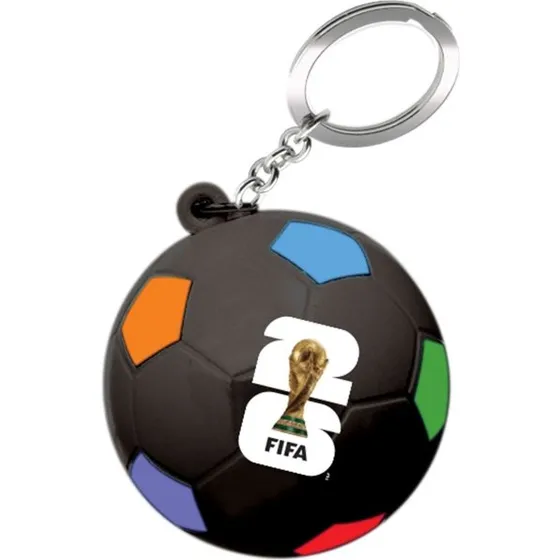FIFA World Cup Stressbold Nøglering Sort