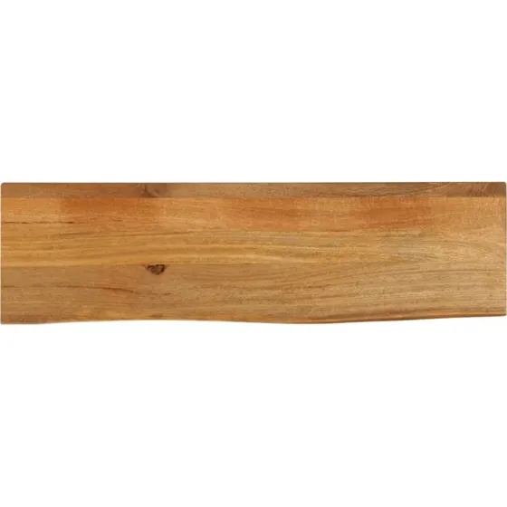 vidaXL bordplade 110x20x3,8 cm naturlig kant massivt mangotræ