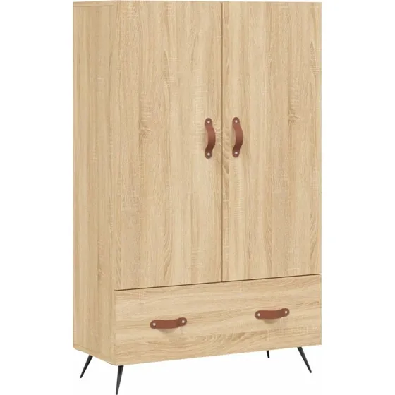 vidaXL Skab 69,5x31x115 cm Konstrueret Træ Sonoma-Eg