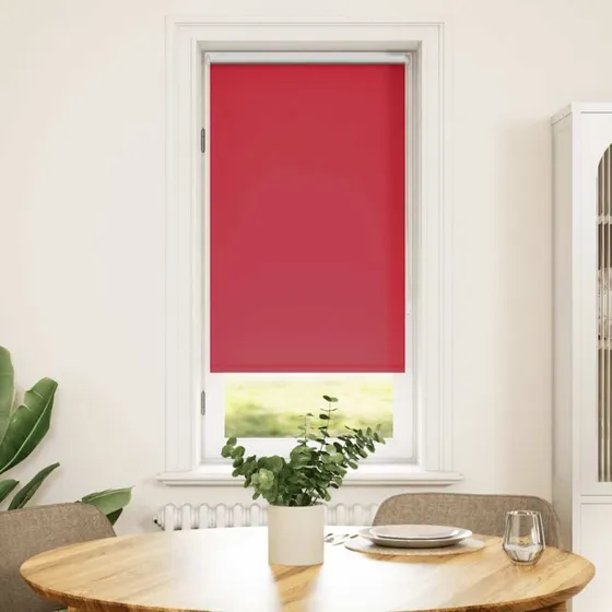 vidaXL Mørklægningsrullegardin 60x120 cm rød