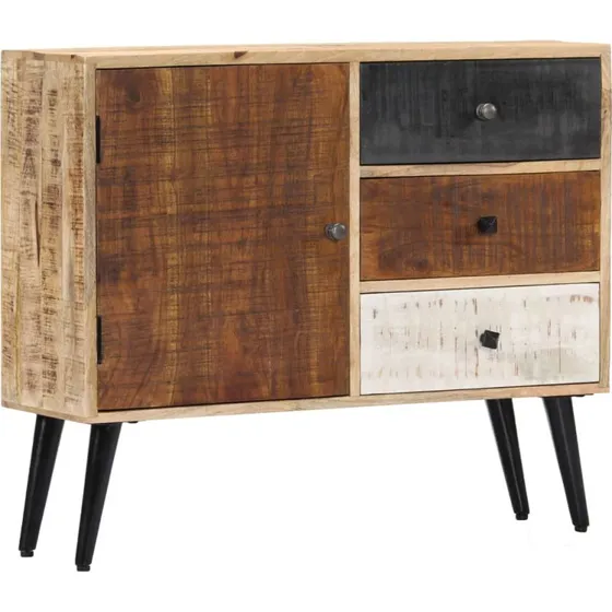 vidaXL Skænk 88 x 30 x 73 cm i Massivt Mangotræ