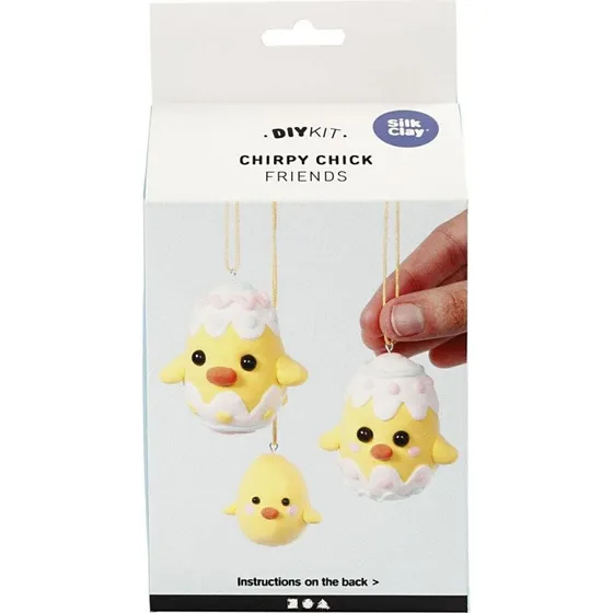 Creativ Company Silk Clay Modellering Kreasæt - Chirpy Chick