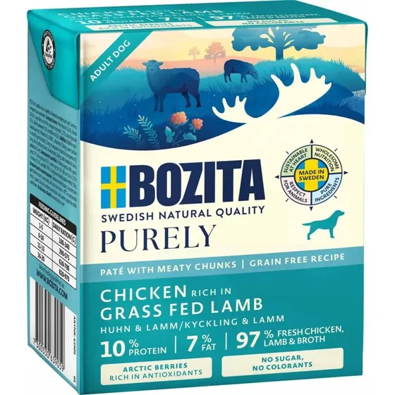 Bozita Purely Paté Adult Lam 370 g