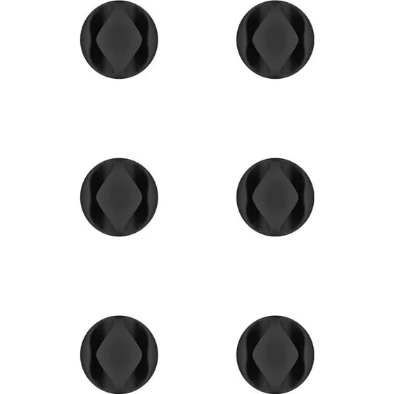 Goobay kabelklemme selvklæbende til 2 kabler, 6 stk – sort