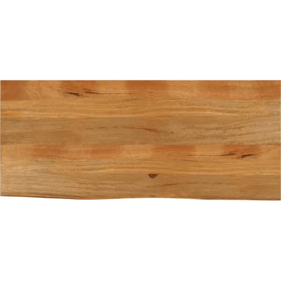 vidaXL bordplade 140x60x3,8 cm naturlig kant massivt mangotræ