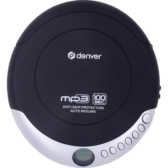Denver DMP-391 Bærbar CD/MP3-afspiller med antishock og resume
