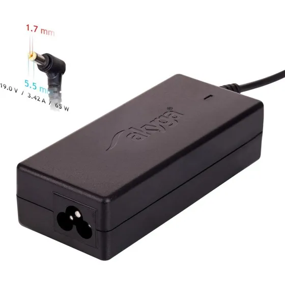 Akyga AK-ND-06 65W 19V strømforsyning til Acer - sort