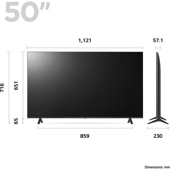 LG 50UR78006LK 50" 4K UHD Smart TV