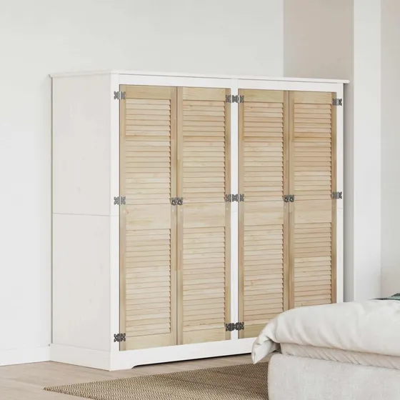 vidaXL Skabsdør 4 stk Naturfarvet 140,5 x 2,1 x 39,5 cm