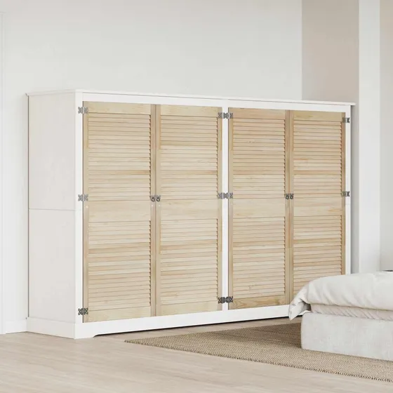 vidaXL Skabsdør 4 stk Naturfarvet 140,5 x 2,1 x 59,5 cm