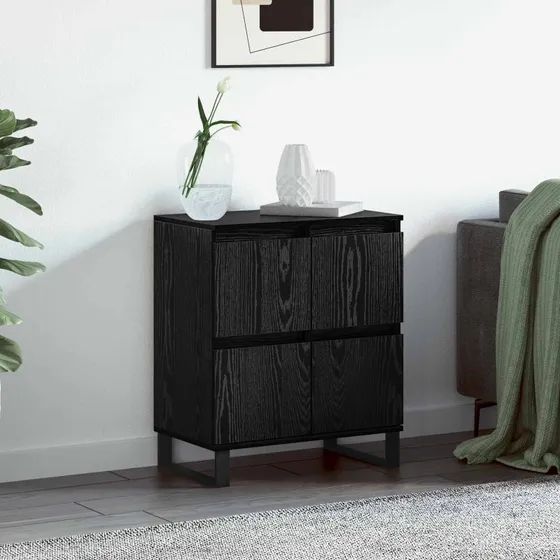 vidaXL Sideboard Sort 60 x 35 x 70 cm