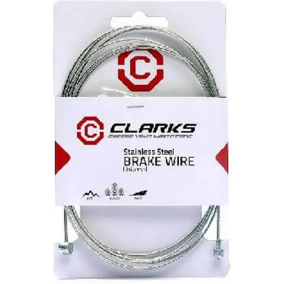 Clarks rustfri bremsewire 2000 mm Ø1,5 mm