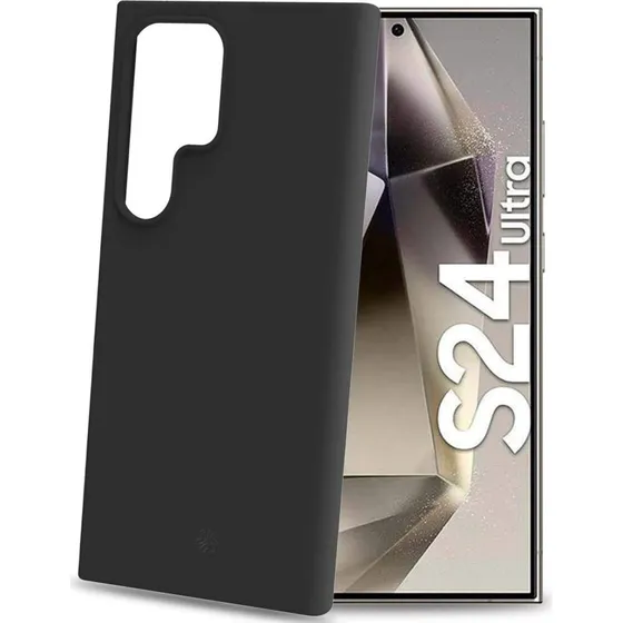 Cromo Soft Cover til Galaxy S24 Ultra 5G, Sort