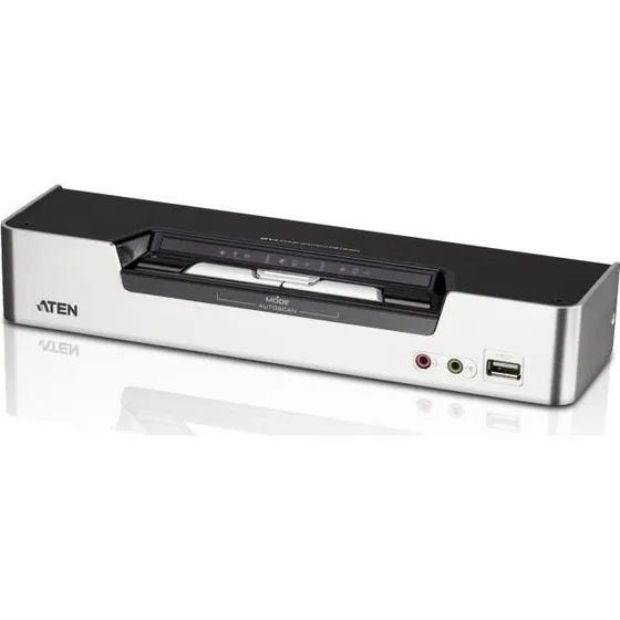 ATEN CS1642A KVM-switch USB DVI Dual-View 2-porte med lyd og USB-hub