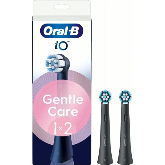 Oral-B iO Gentle Care Borsthoveder Black 2st
