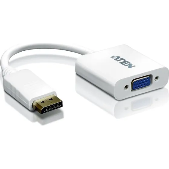 ATEN VC925 DisplayPort til VGA Adapter, 0,15 m, Hvid
