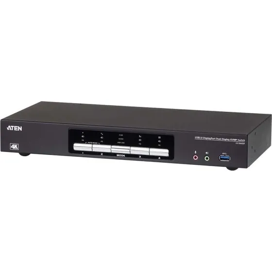 ATEN CS1944DP 4-Port USB 3.0 4K DisplayPort Dual KVM-switch