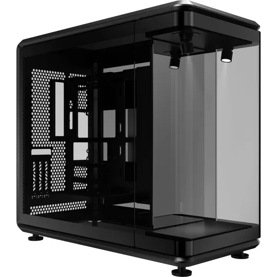 Cooler Master MasterFrame 360 Panorama – Åbent ATX-kabinet med hærdet glas