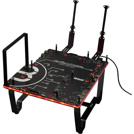 Thermal Grizzly TG-D8-001 Testbænk, sort/rød