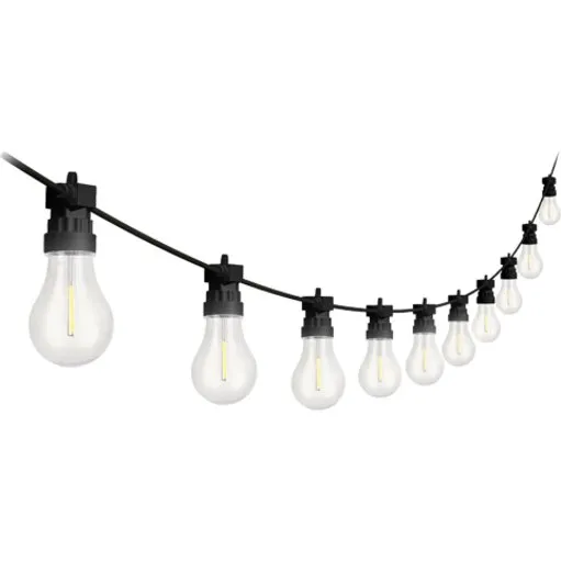4lite Antheia Festoon solcelle lyskæde 5 m, 10 varm hvide LED