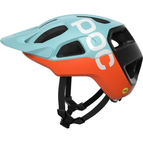 POC Cularis Cykelhjelm Indicolite Blue/Carnelian Orange, M/55-58