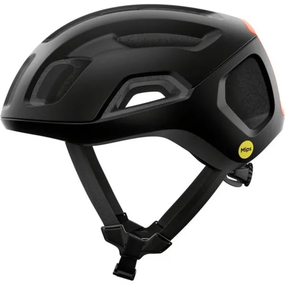 POC Ventral Air MIPS cykelhjelm, uranium black/fluorescent orange, S/50-56 cm