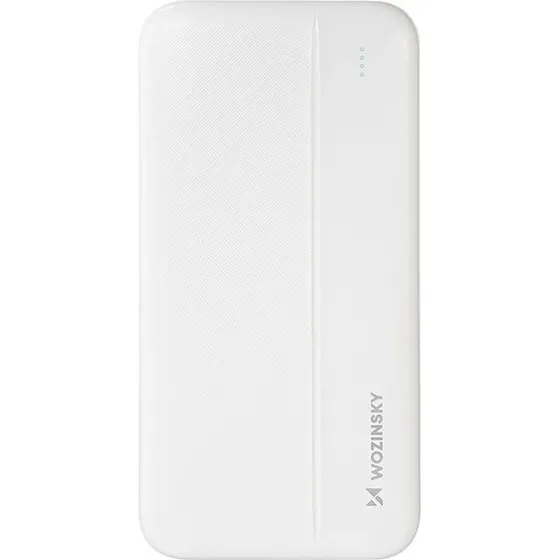Wozinsky Powerbank 10000mAh 2xUSB-A Hvid WPBWE1