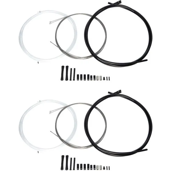 SRAM Slickwire gearkabelsæt 1,1mm/4mm Road & MTB, sort