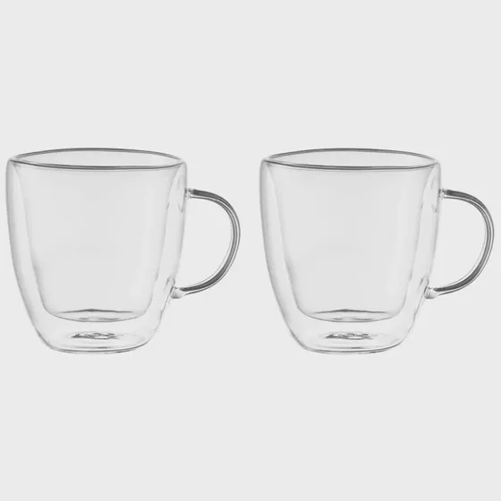 Maku Dobbeltvægget Kaffeglas 25 cl, 2-pak
