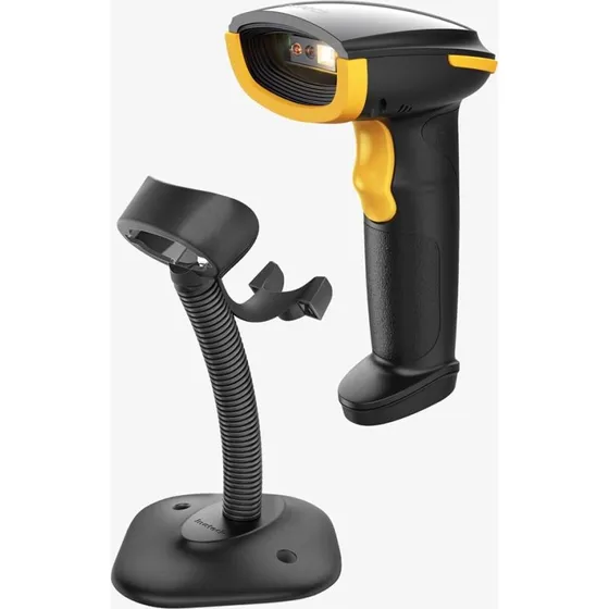 Inateck BCST-35 2D Stregkodescanner Sort/Gul