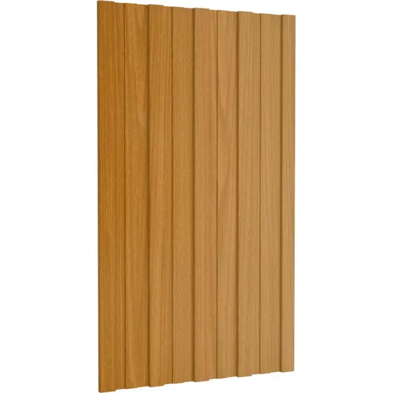 vidaXL Tagpanel 36 stk, 80 x 45 cm, Naturfarvet, Galvaniseret Stål