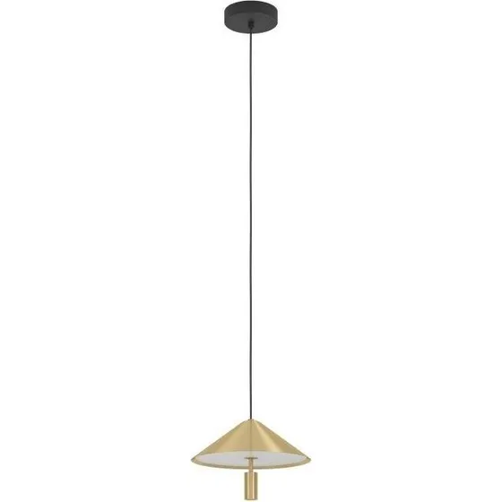 EGLO PARAGUAY LED-pendel 270 mm sort/børstet messing