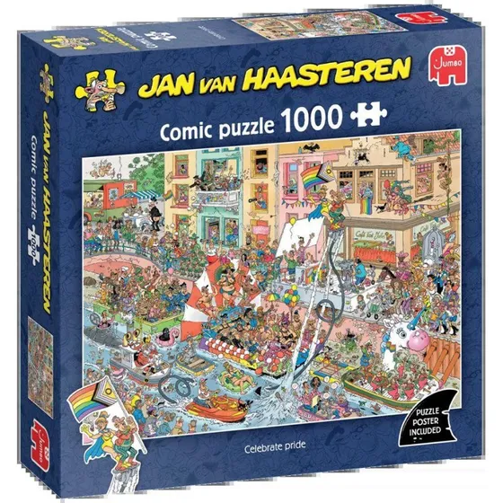 Jan van Haasteren Celebrate Pride! 1000 brikker