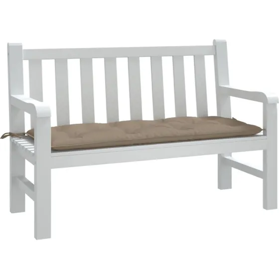 vidaXL Hynde til Havebænk 120x50x7 cm Gråbrun Oxfordstof