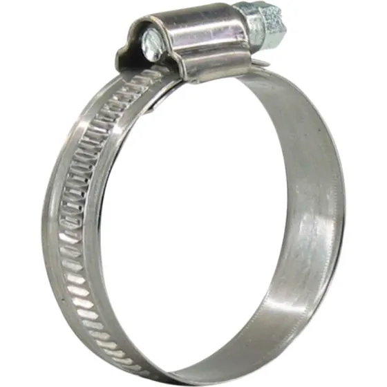 Syrefast spændebånd i rustfrit stål 16–25 mm, 12 mm bred