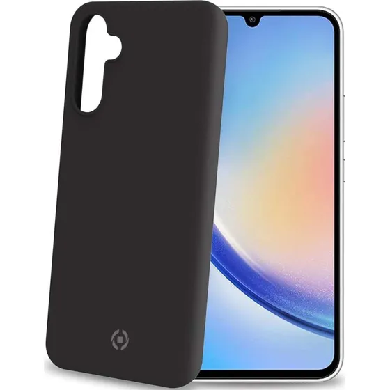 Cromo Soft Gummi Case Galaxy A34 5G Sort