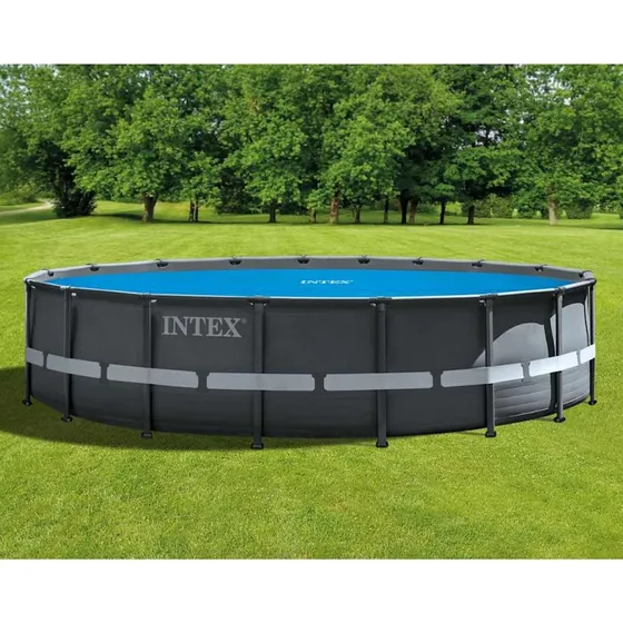 Intex Solopvarmet Poolovertræk 538 cm, Blå