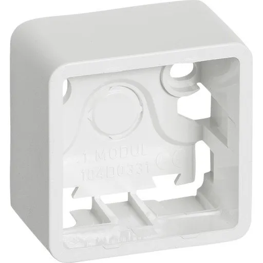 LK Fuga Baseline 50 underlag 1 modul, hvid