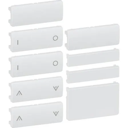 Fuga Tangentsæt 6SL HV, Hvid, 1,5 Modul