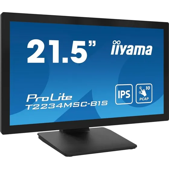 iiyama ProLite T2234MSC-B1S 22" IPS Touchskærm, Full HD, Sort